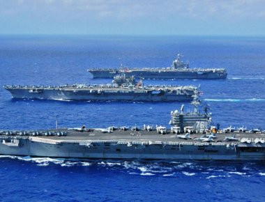 Τρία αεροπλανοφόρα στέλνουν οι ΗΠΑ αιφνιδιαστικά στην Κορεατική Χερσόνησο - Κρίσιμη ημερομηνία η 25η Απριλίου (βίντεο)